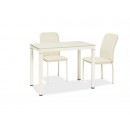 Стол обеденный SIGNAL GALANT крем/крем 100/60